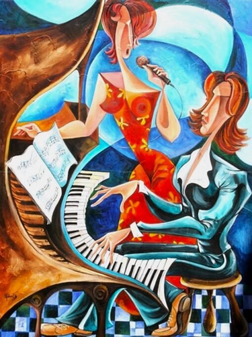 Painting: Magic Piano